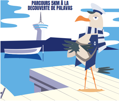 Sortie famille Palavas-les-Flots
parcours 5KM